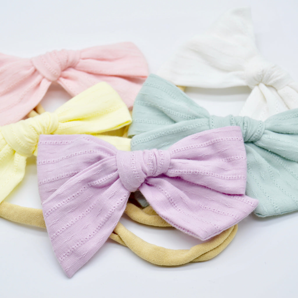 Baby Pastel Linen Headbands