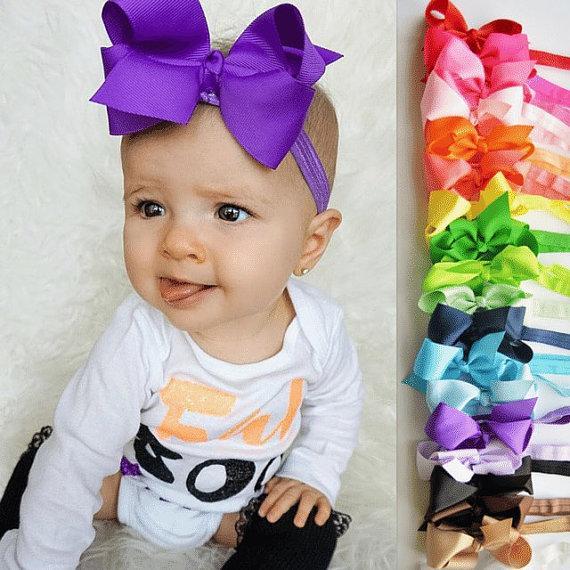 Harper | 4.5 Inch Baby Headband baby Headbands - Bows For Littles, LLC